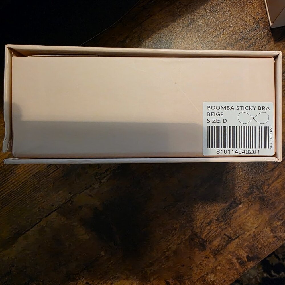 New Boomba Sticky Bra - Beige, size D